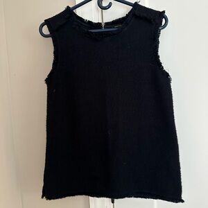 Banana Republic Black Boxy Sleeveless Tank Top